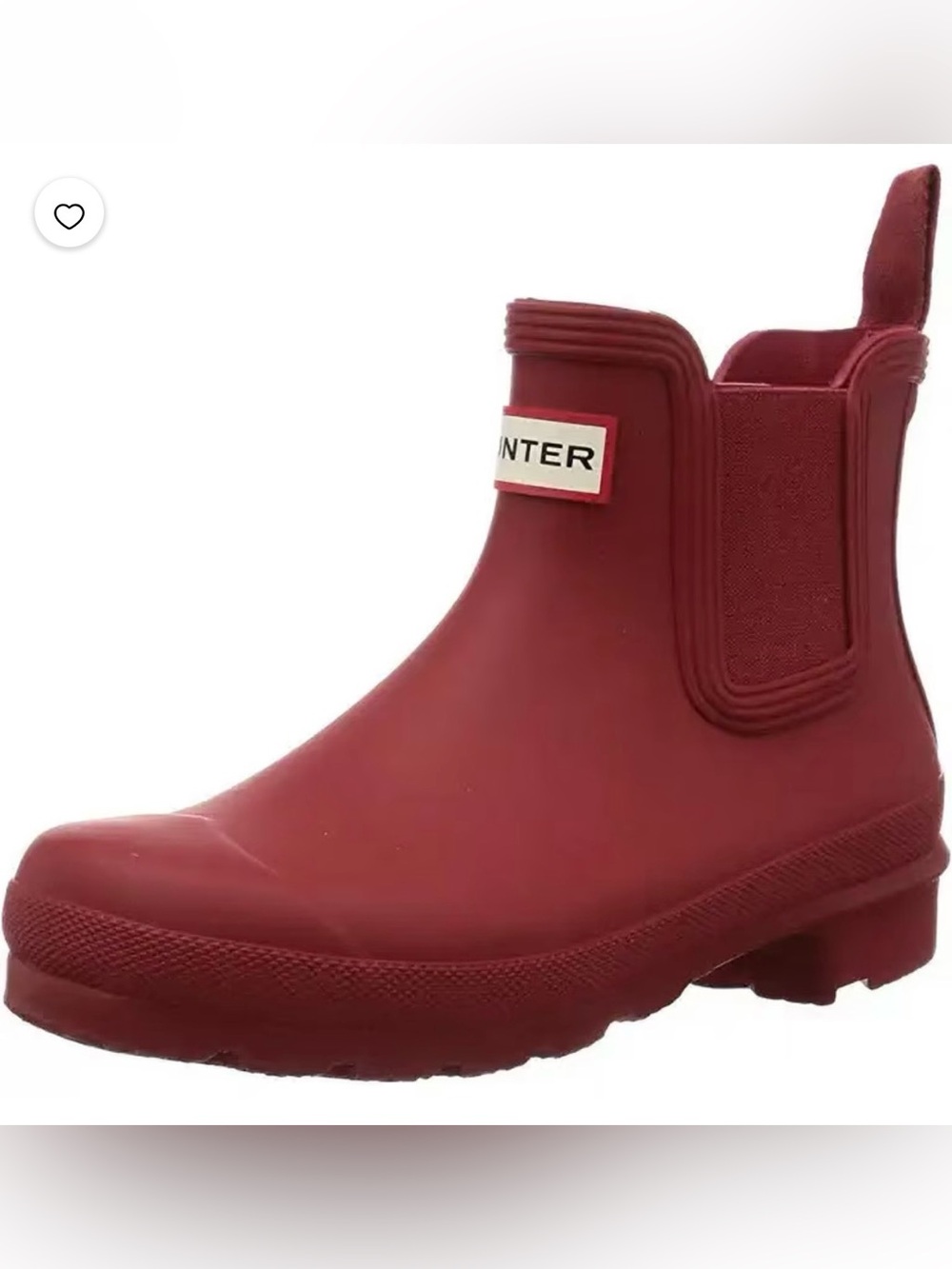 Hunter Military Red Rain Booties 10